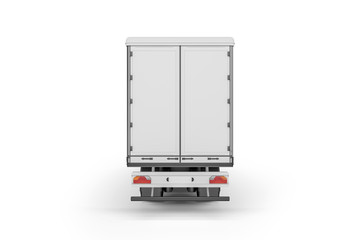 Big Truck Background - Blank mockup for design branding