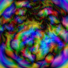 Cercles muraux Mélange de couleurs Glitch. Abstract background. Glow or Space, alien planet or texture. Vector Illustration