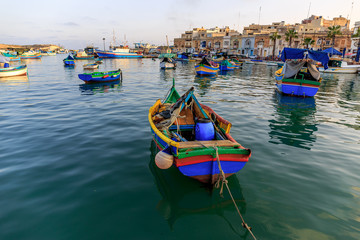 Obraz premium Hafen von Marsaxlokk