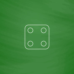 Dice Cube computer symbol