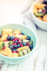 fruit bowl, vintage tonned effect