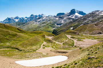 Saflischpass im Oberwallis, Via Alpina, Schweiz