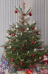 Fototapeta na wymiar Dekorierter Weihnachtsbaum