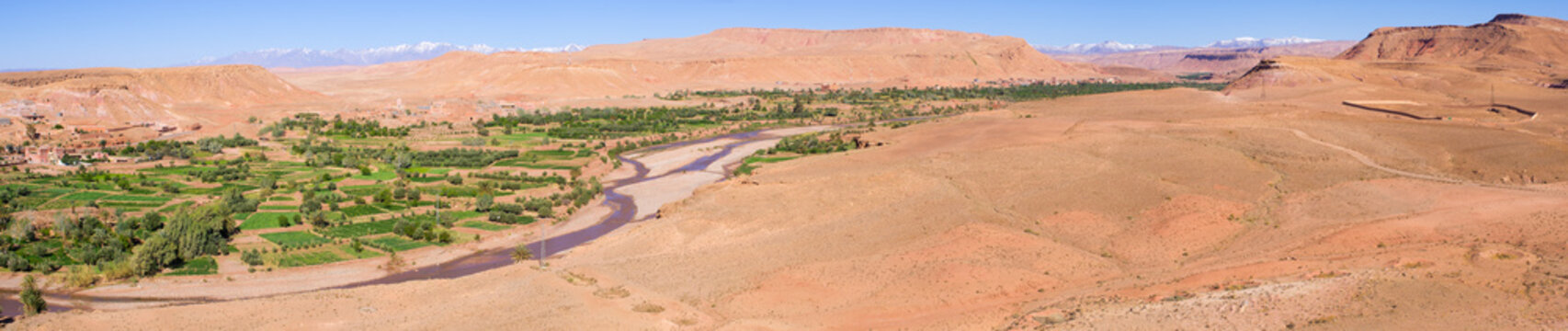 View from Ksar of Ajt Bin Haddu, Morocco