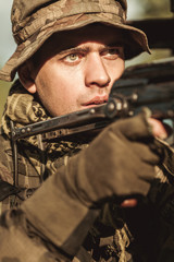 Obraz premium Precision of the eagle eye