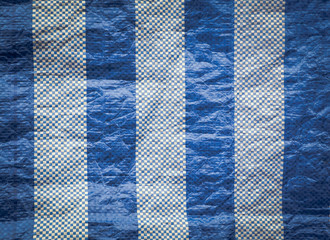 Blue polyester fabric, Used  for textured and background