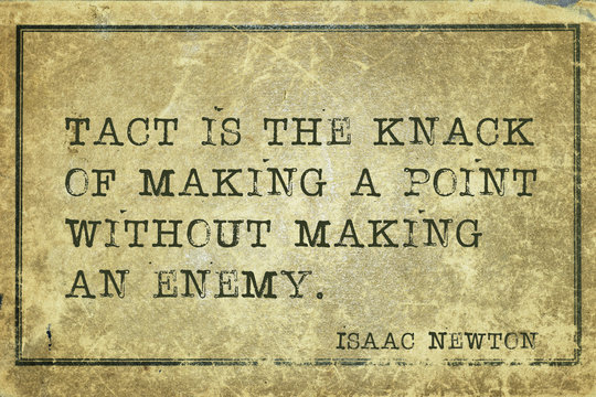  tact is knack Newton