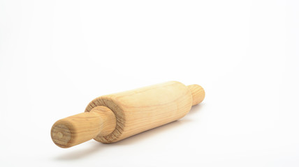 Rodillo de amasar de madera para la cocina