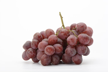 Racimo de uvas de color rojo
