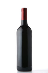 Botella de vino tinto