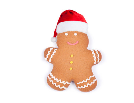 Gingerbread on a white background.