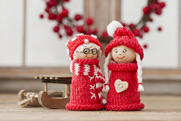 Weihnachts Holzfiguren