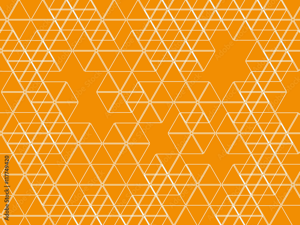 Aufkleber geometric background with triangles and hexagons. abstract vector illustration