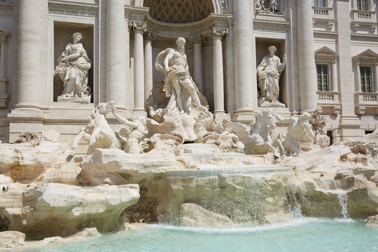 Rome, Italy - famous Trevi Fountain
