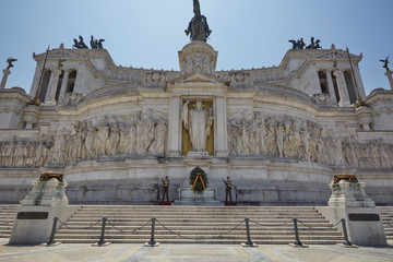 The Altare della Patria in Rome, Italy. National Monument to Victor Emmanuel II