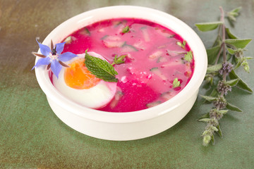 Kalte Rote- Bete Suppe