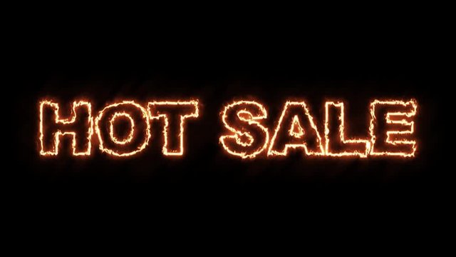 Hot sale text from letters of fire in 4k ultra hd