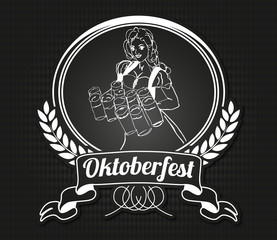 Oktoberfest_design dirndl logo