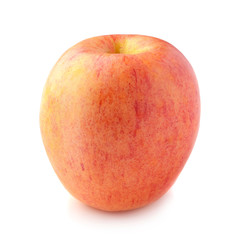 Ripe red apple isolated on white