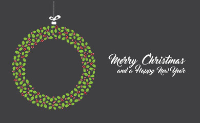 mistletoe garland for christmas