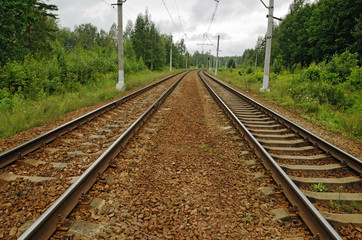 Fototapeta na wymiar Rail journey.