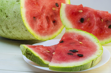 slices of watermelon