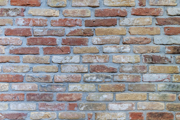 Background of old vintage brick wall