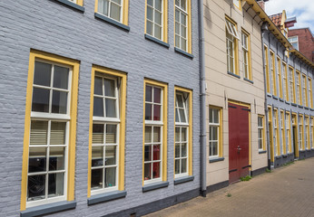 Fototapeta na wymiar Old houses in the historical center of Groningen