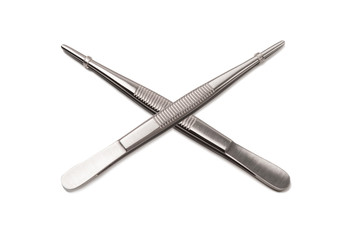 Medical pliers isolated