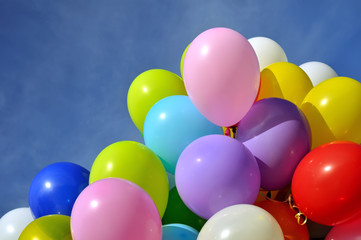 multicolored balloons