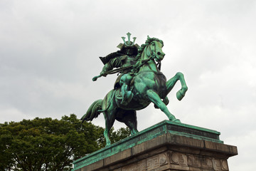 Fototapeta premium japon imparator heykeli