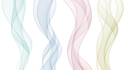 Colorful abstract waves