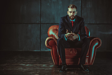 Young handsome businessman