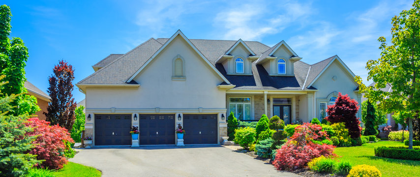 Custom Built Luxury House In The Suburbs Of Toronto, Canada.