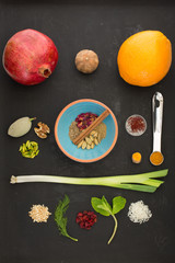 Ingredients commonly found in middle eastern cuisine