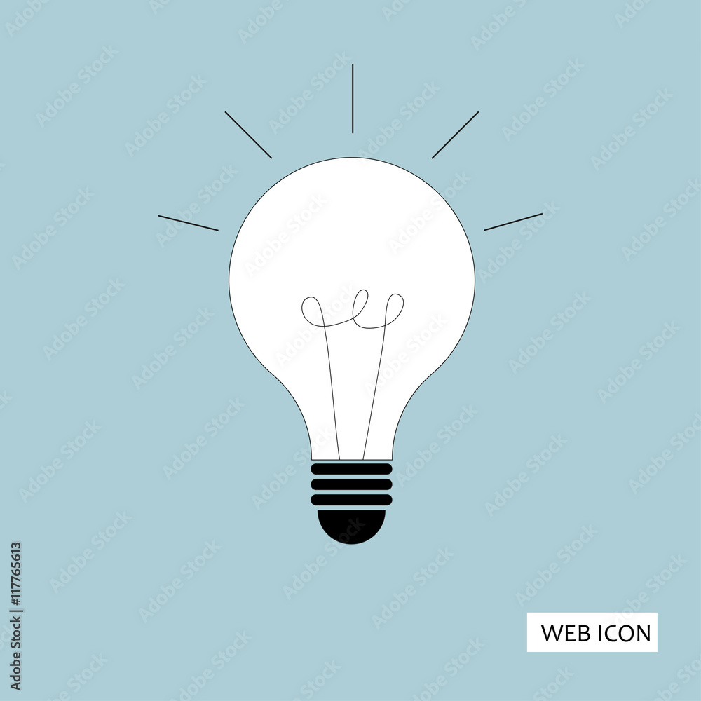 Aufkleber light lamp icon vector. light lamp icon jpeg. light lamp icon picture. light lamp icon image. light 