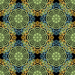 Seamless lace pattern print background