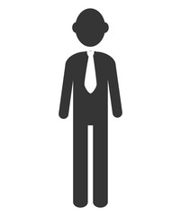 Businessman theme design, vector illustration icon.