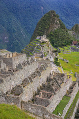 Inca citadel Machu Picchu in Peru
