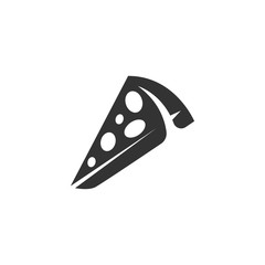 Pizza icon isolated on a white background