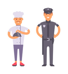 People professions vector set.