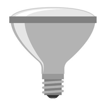 Lamp light bulb vector illustration.