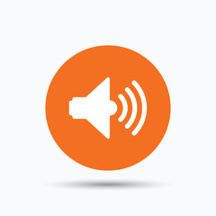 Sound icon. Music dynamic sign.