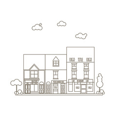 Outline Vector Street