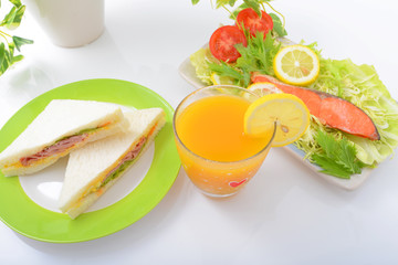 ヘルシーな朝食