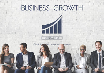 Business Success Report Graph Concept