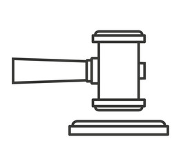 hammer wood gavel icon