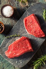 Raw Organic Grass Fed Sirloin Steak
