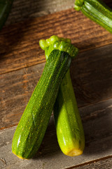 Raw Green Organic Baby Zucchini