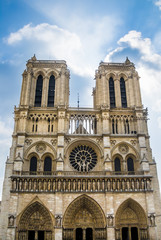 Fototapeta na wymiar Notre Dame, Paris.
